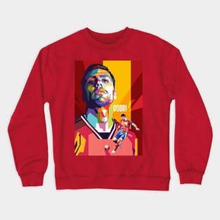 Rodri Pop art Fan illustration Crewneck Sweatshirt